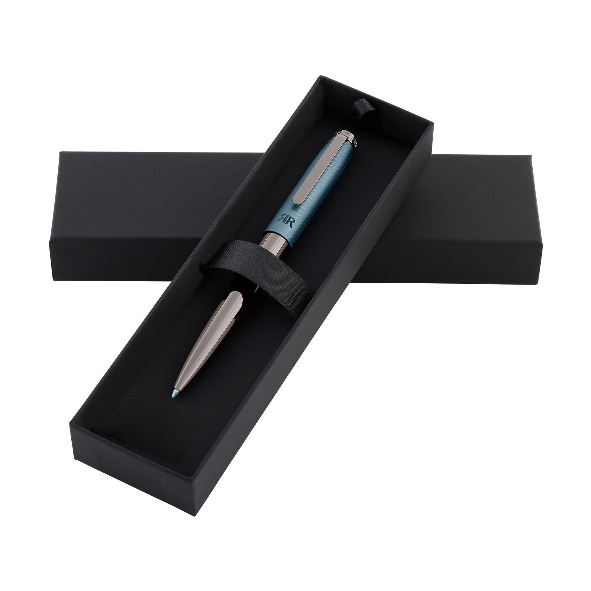 Stylo bille Rivington Bleu marine et bronze