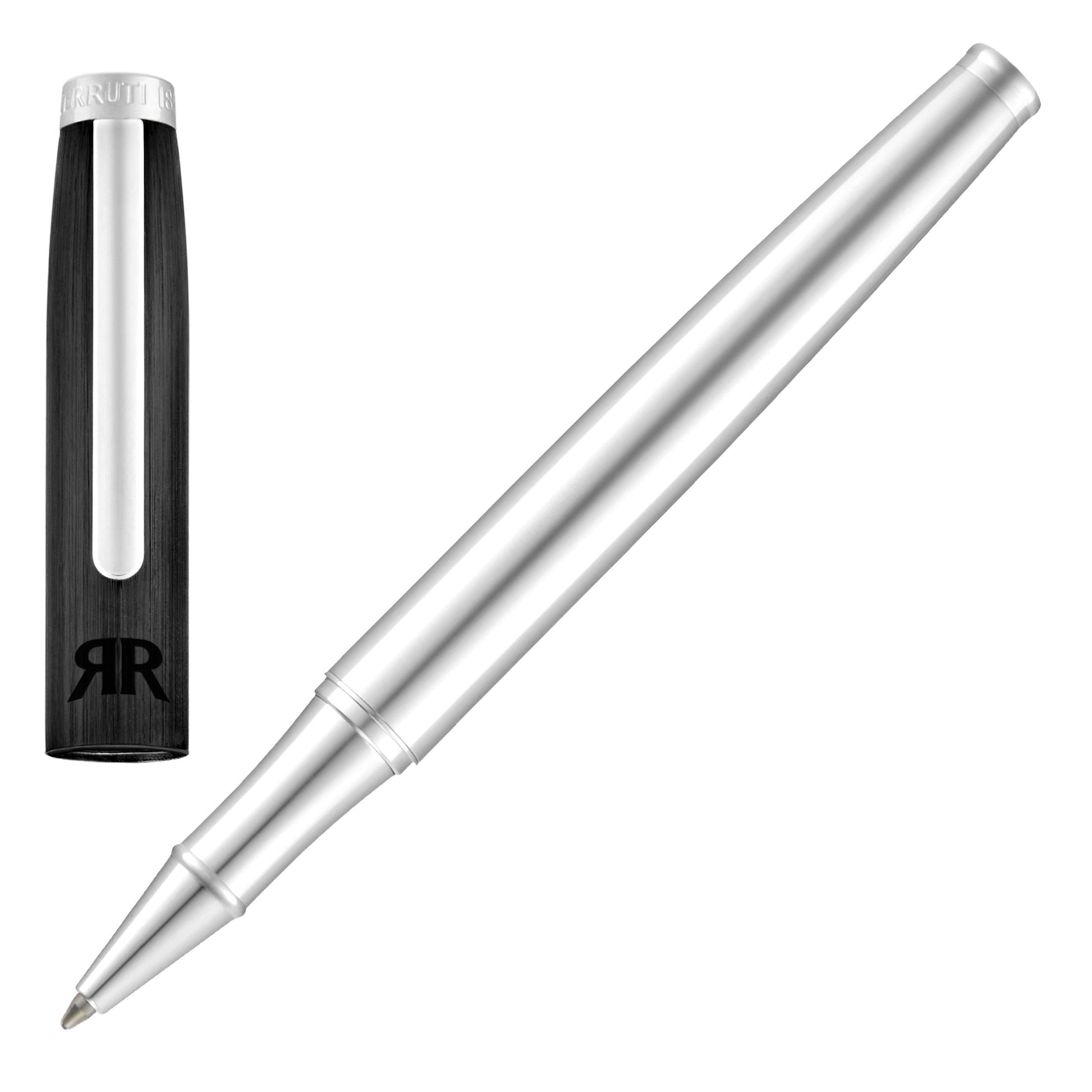 Rollerball pen Rivington Black &amp; Chrome