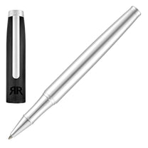 Rollerball pen Rivington Black &amp; Chrome