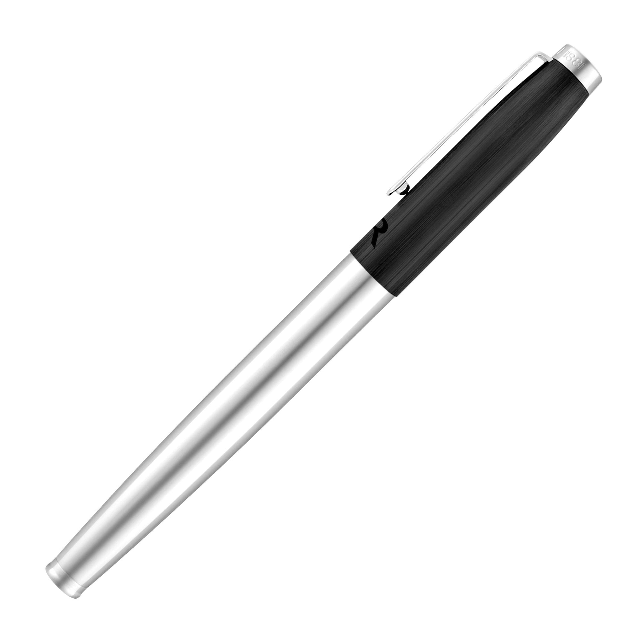 Rollerball pen Rivington Black &amp; Chrome