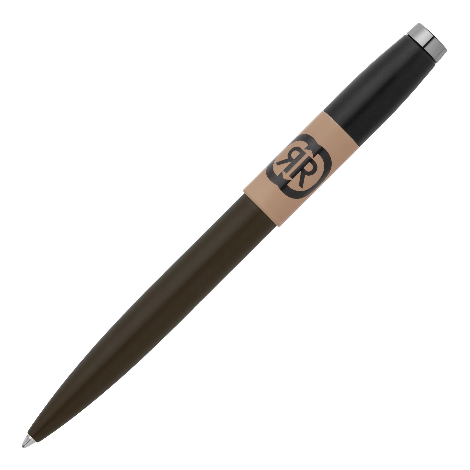 Stylo à bille Brique Beige Kaki Noir