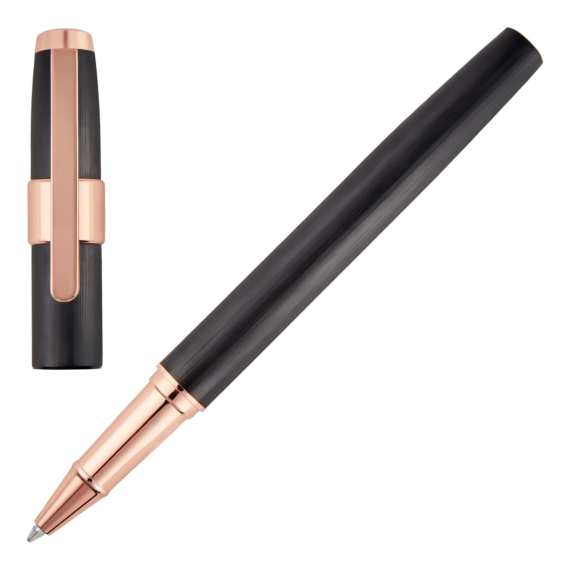 Rollerball pen Block Brushed Black