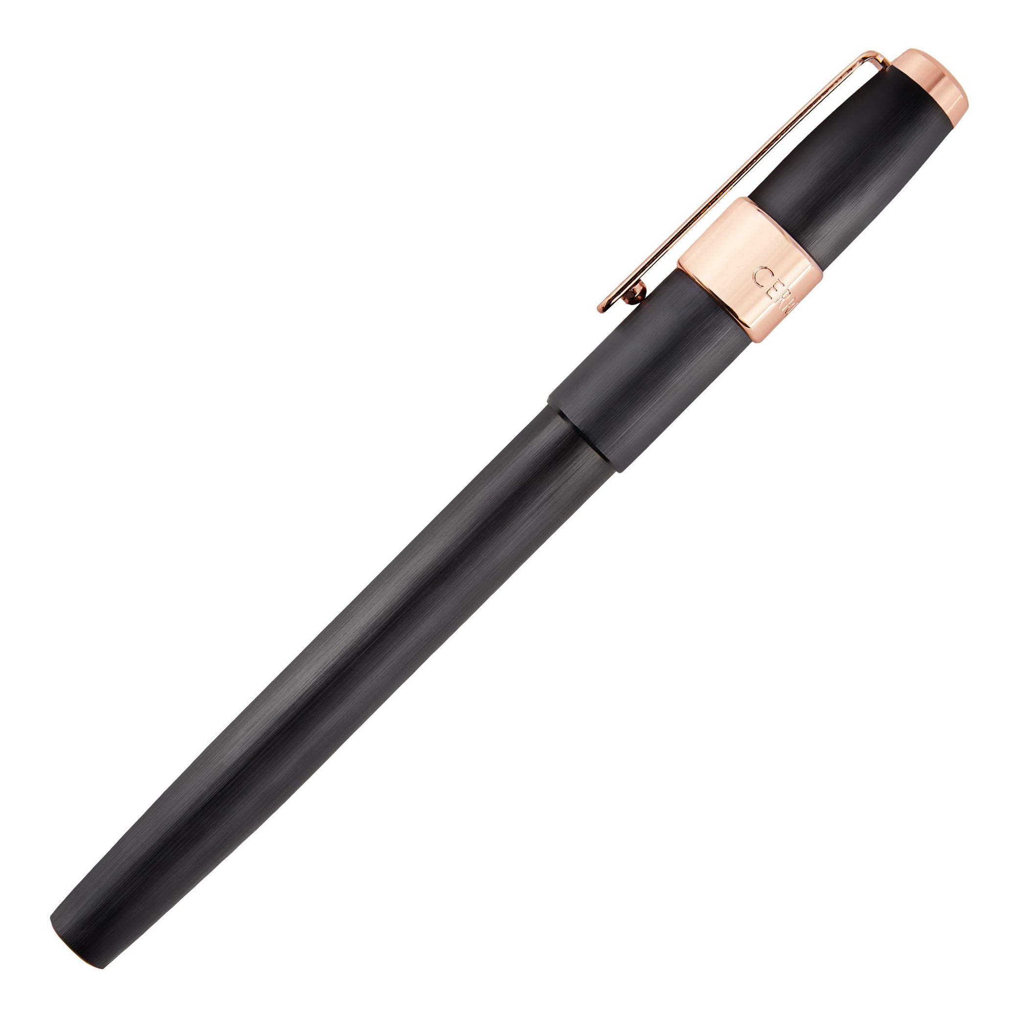 Rollerball pen Block Brushed Black