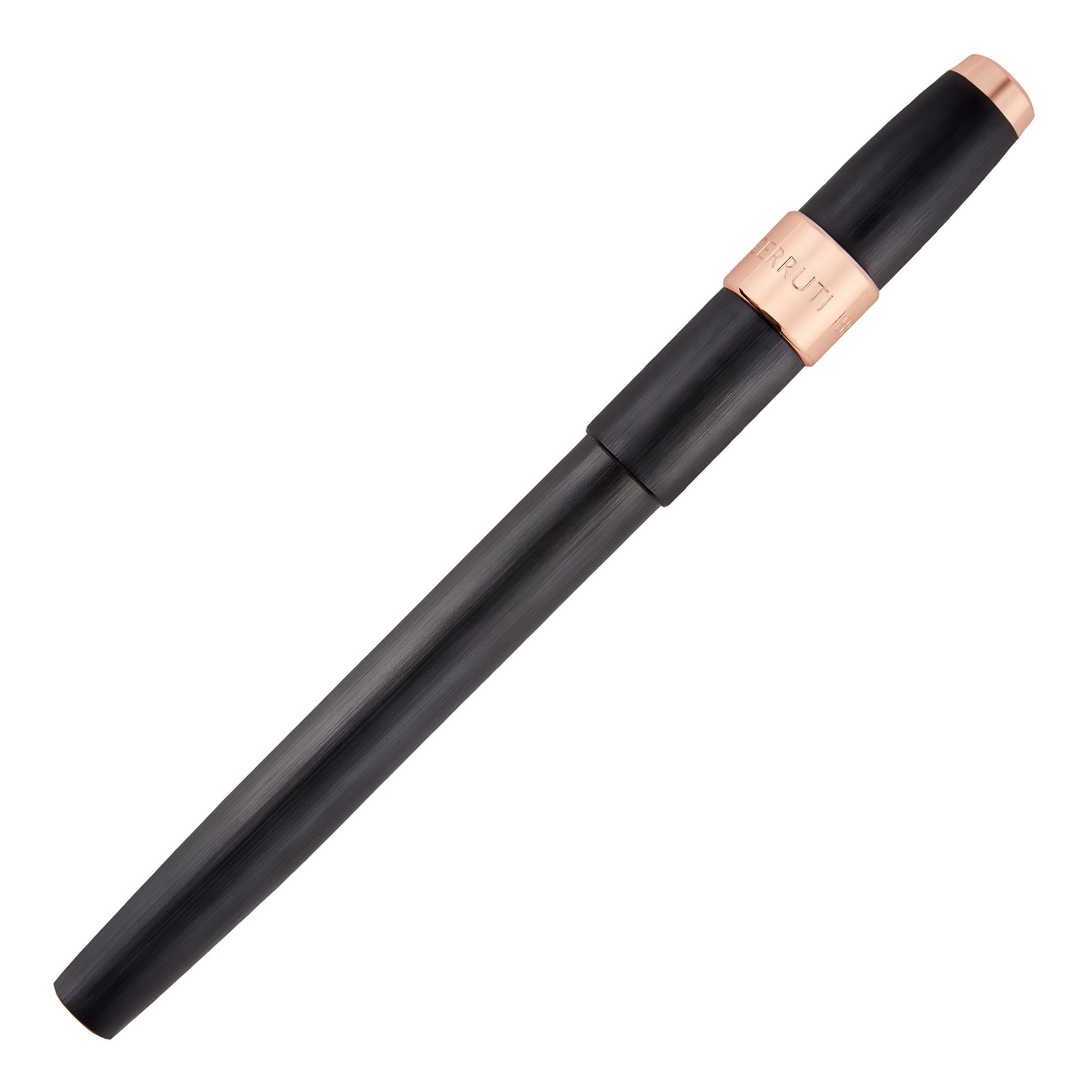 Rollerball pen Block Brushed Black