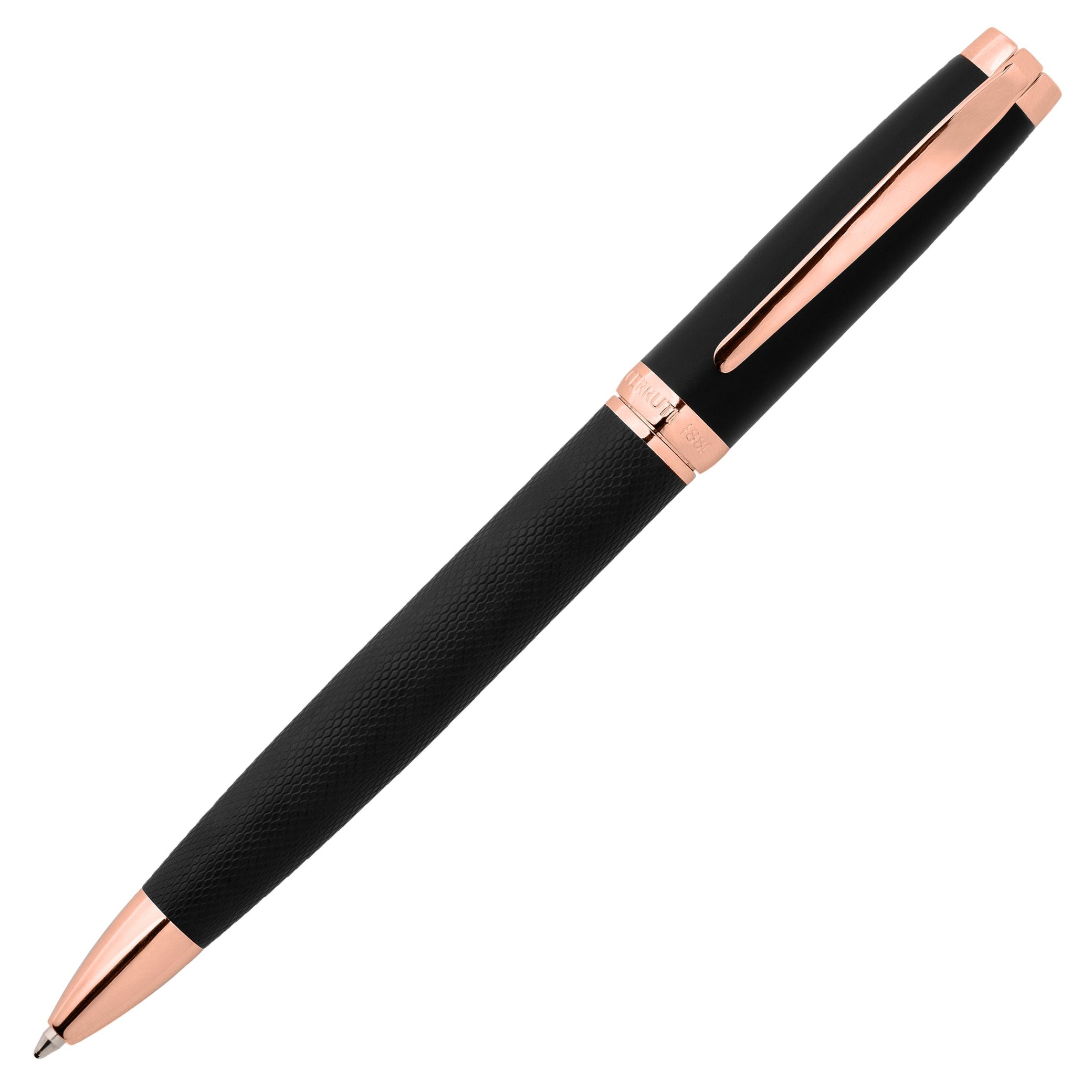 Stylo bille Myth Rose dorée noire