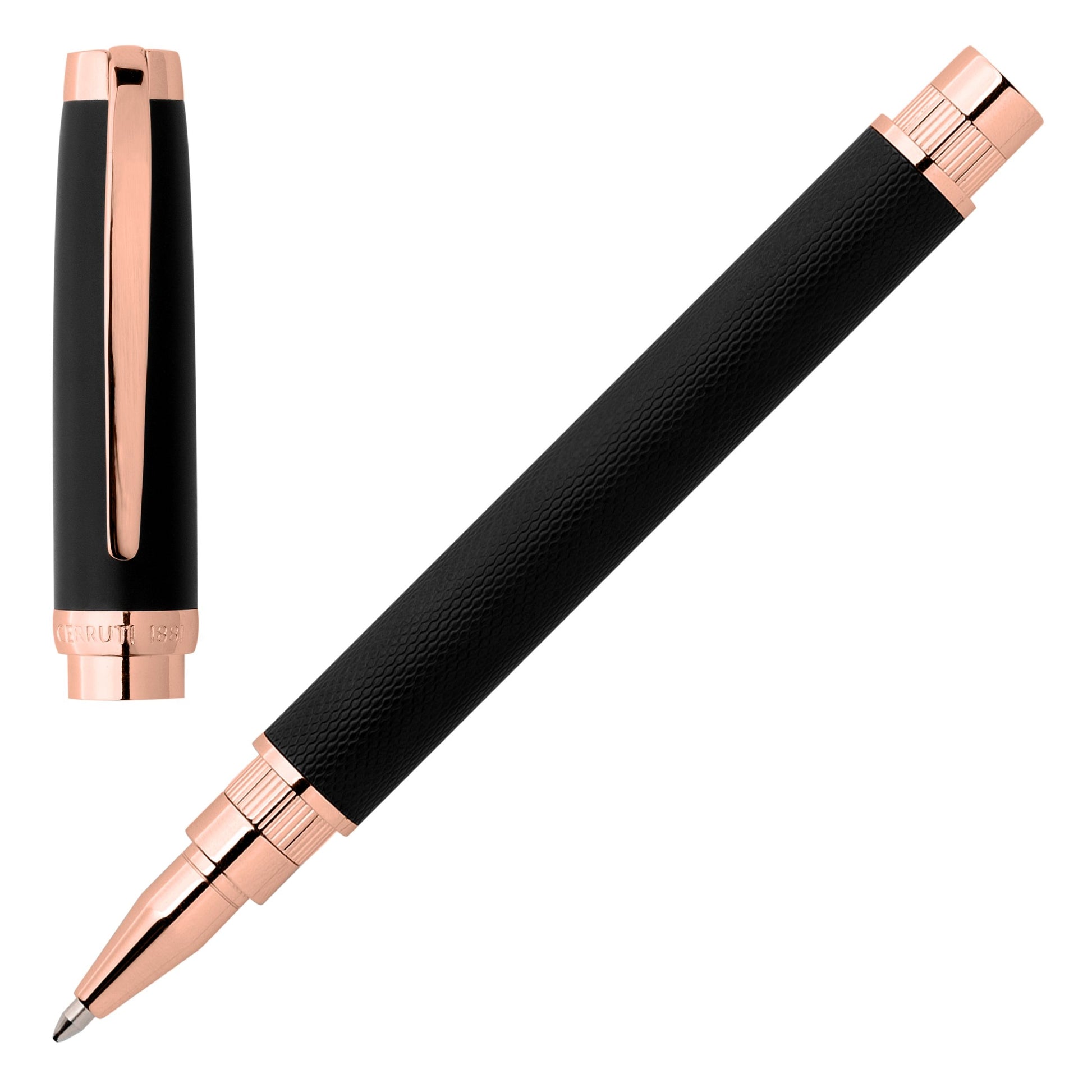 Rollerball pen Myth Black Rose Gold
