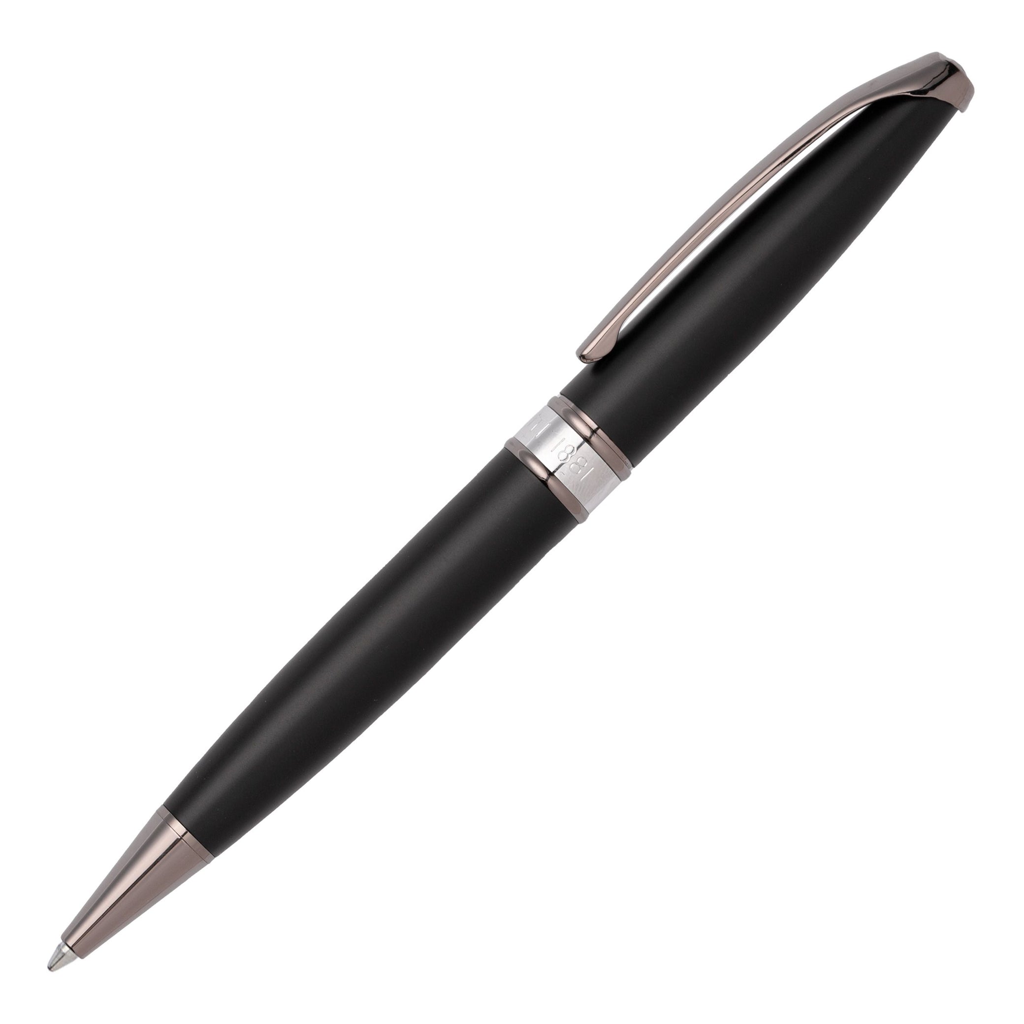 Stylo à bille Abbey noir mat