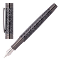 Stylo-plume Logomania Gris