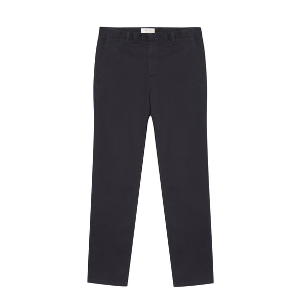 Straight-leg Cut Stretch-cotton Trousers