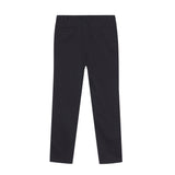 Straight-leg Cut Stretch-cotton Trousers
