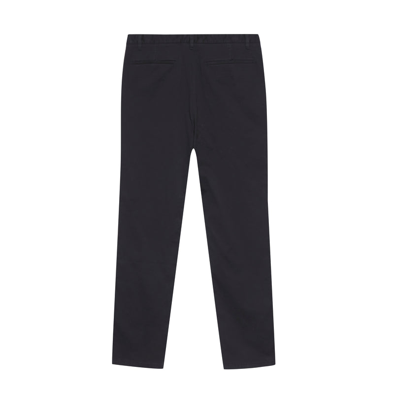 Straight-leg Cut Stretch-cotton Trousers