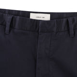 Straight-leg Cut Stretch-cotton Trousers