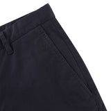 Straight-leg Cut Stretch-cotton Trousers