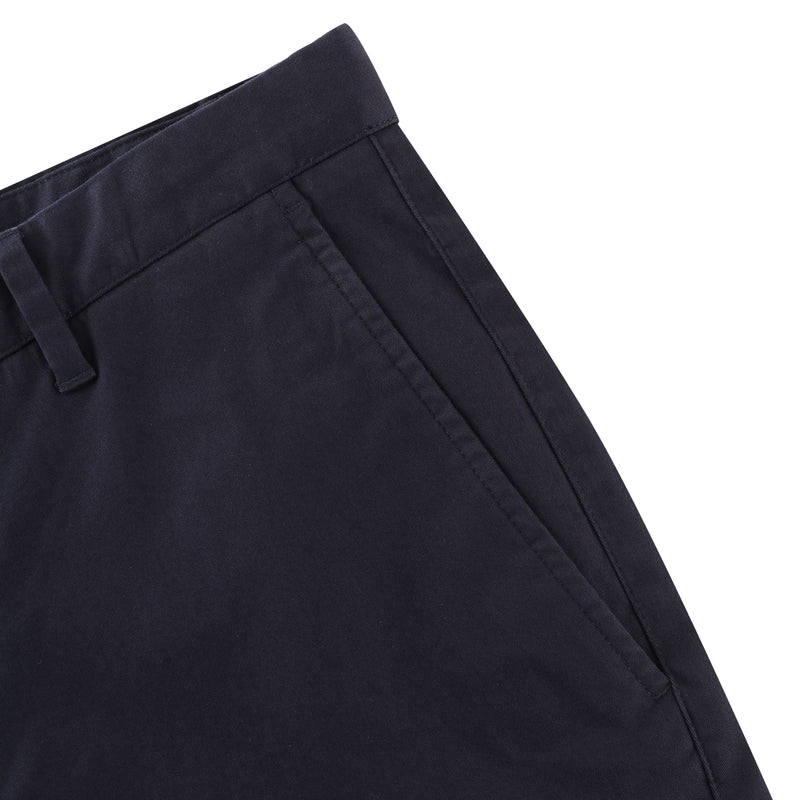 Straight-leg Cut Stretch-cotton Trousers