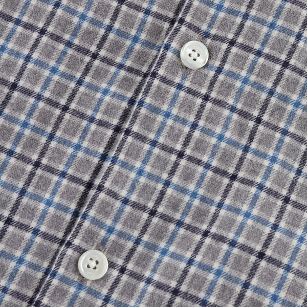 Long-sleeve Check-pattern Shirt