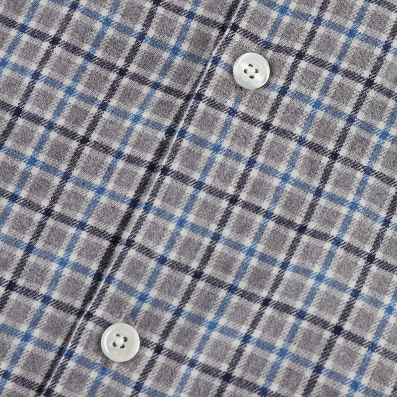 Long-sleeve Check-pattern Shirt