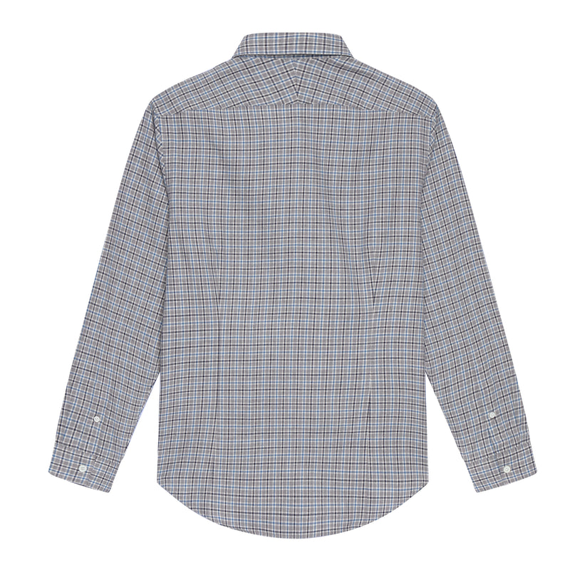 Long-sleeve Check-pattern Shirt