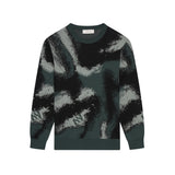 Patterned-jacquard Wool Jumper