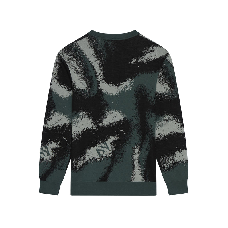 Patterned-jacquard Wool Jumper
